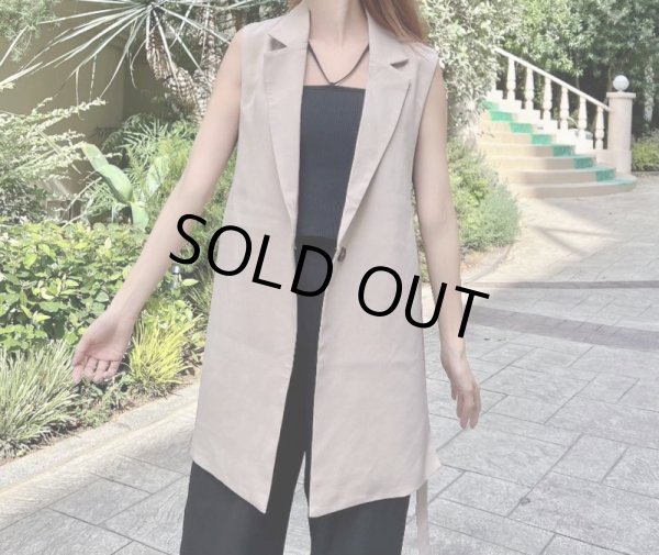 画像6: ワントーンベストジャケット (6)