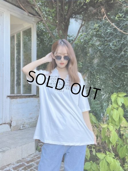 画像2: 切りっぱなしデザインＴシャツ (2)