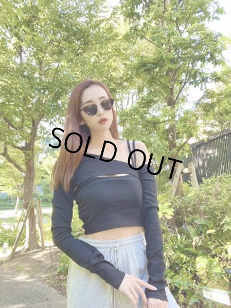 画像3: アシンメトリデザインカットソー (3)