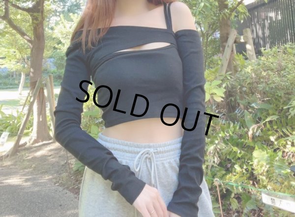 画像7: アシンメトリデザインカットソー (7)