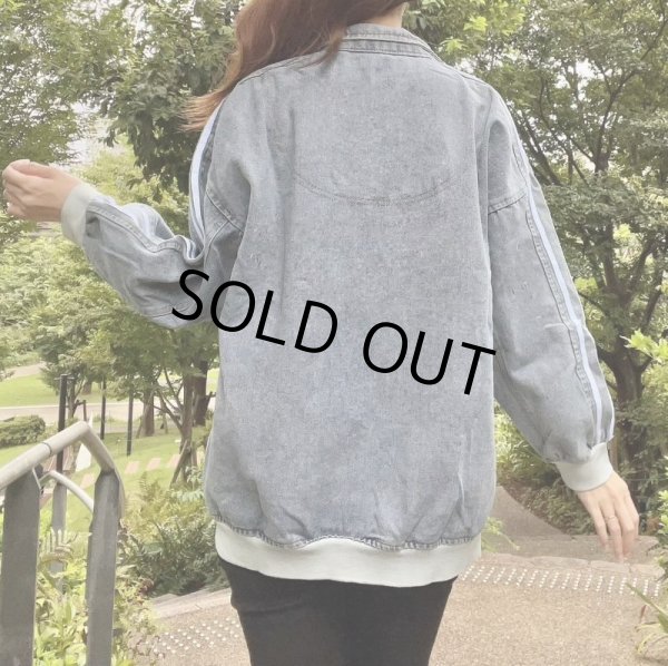 画像9: ラインデザインデニムジャケット (9)