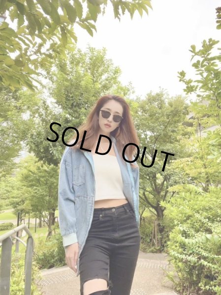 画像3: ラインデザインデニムジャケット (3)