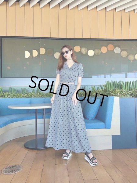 画像3: ドット柄デザインワンピース (3)