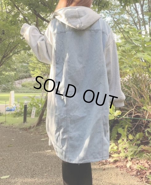 画像3: ロングデニムジャケット (3)