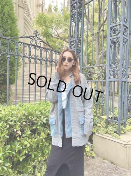 画像4: デニムニットジャケット (4)