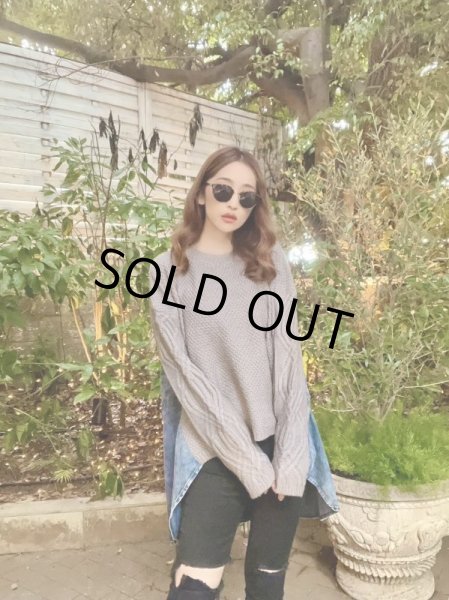 画像6: ドッキングデニムニット (6)