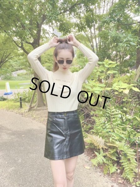 画像2: ハイネックデザイントップス (2)