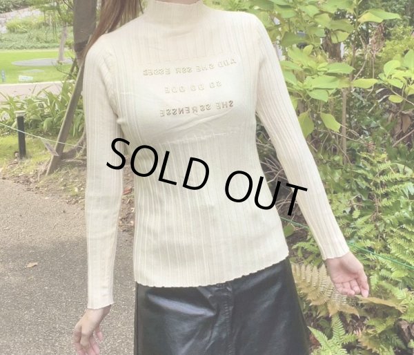 画像8: ハイネックデザイントップス (8)