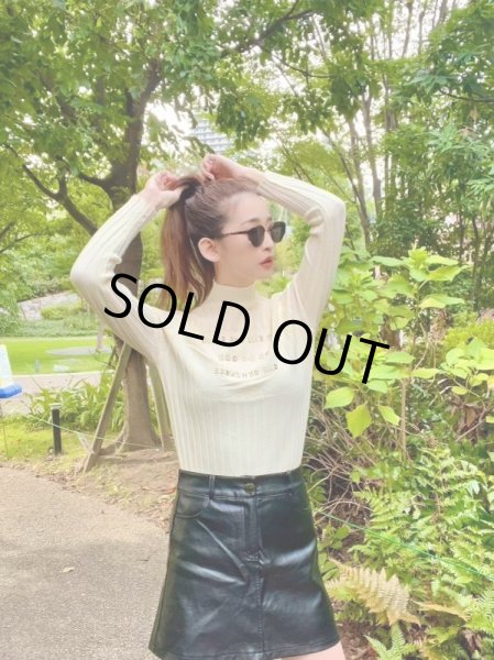 画像3: ハイネックデザイントップス (3)