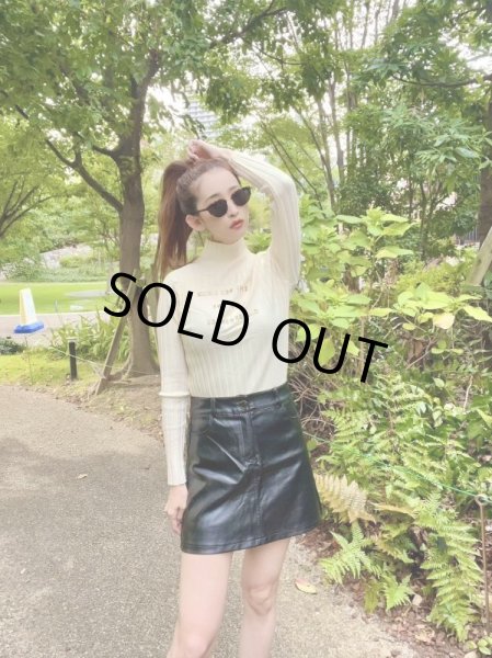 画像6: ハイネックデザイントップス (6)