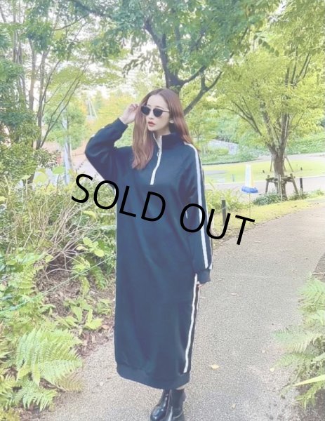 画像2: ラインカジュアルワンピース (2)