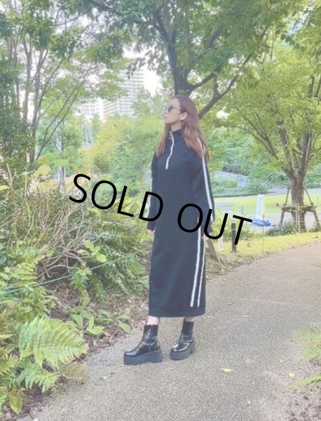 画像8: ラインカジュアルワンピース (8)