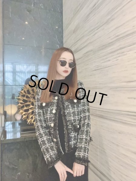 画像2: ツイードミニ丈ジャケット (2)