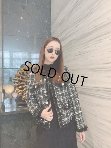 画像3: ツイードミニ丈ジャケット (3)