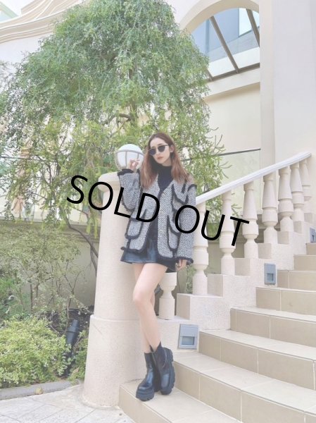 画像4: ツイードデザインジャケット (4)