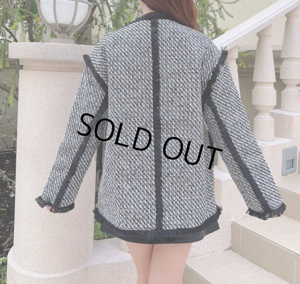 画像8: ツイードデザインジャケット (8)