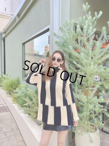 画像2: デザイン柄ニット (2)