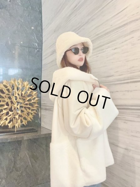 画像3: フード付きファーコート (3)