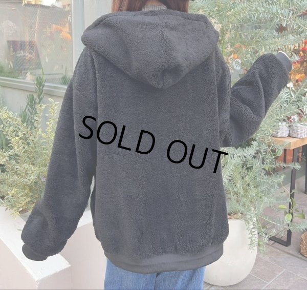 画像6: リバーシブルボアジャケット (6)