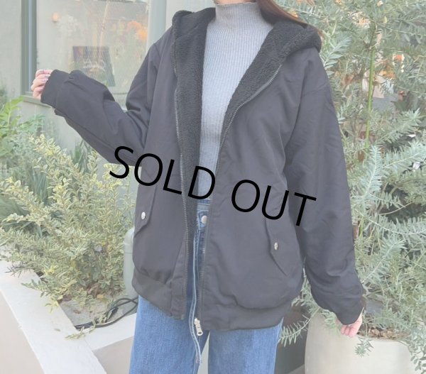 画像10: リバーシブルボアジャケット (10)