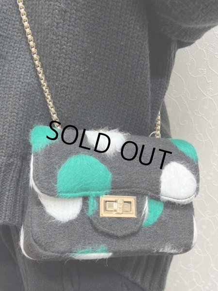 画像4: ドット柄チェーンバッグ (4)