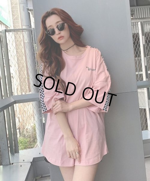 画像2: ブルーミンフワラーTシャツ -ピンク- (2)