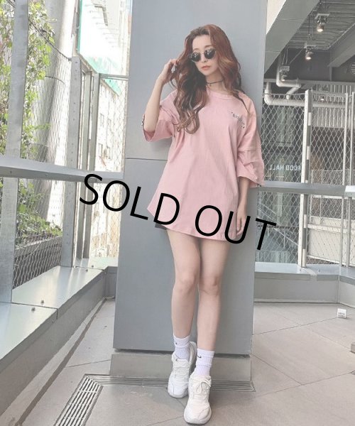 画像4: ブルーミンフワラーTシャツ -ピンク- (4)