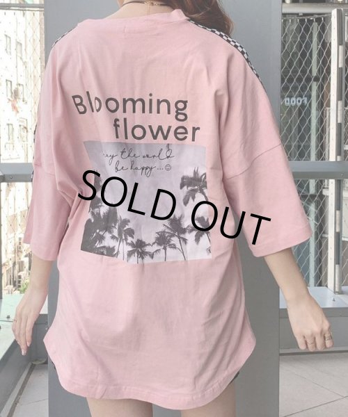 画像6: ブルーミンフワラーTシャツ -ピンク- (6)