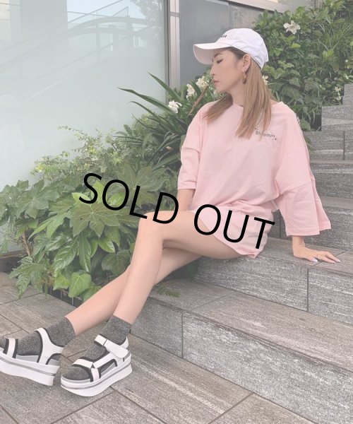 画像9: ブルーミンフワラーTシャツ -ピンク- (9)