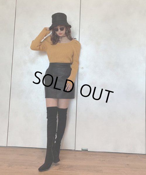 画像3: デザインスリーブニット (3)