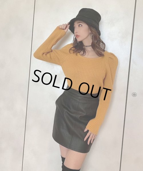 画像6: デザインスリーブニット (6)