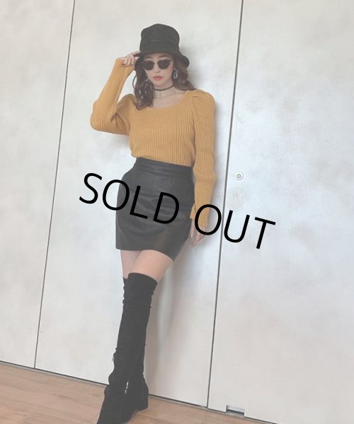 画像7: デザインスリーブニット (7)