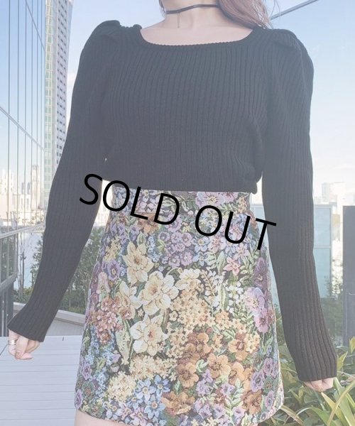 画像4: デザインスリーブニット (4)