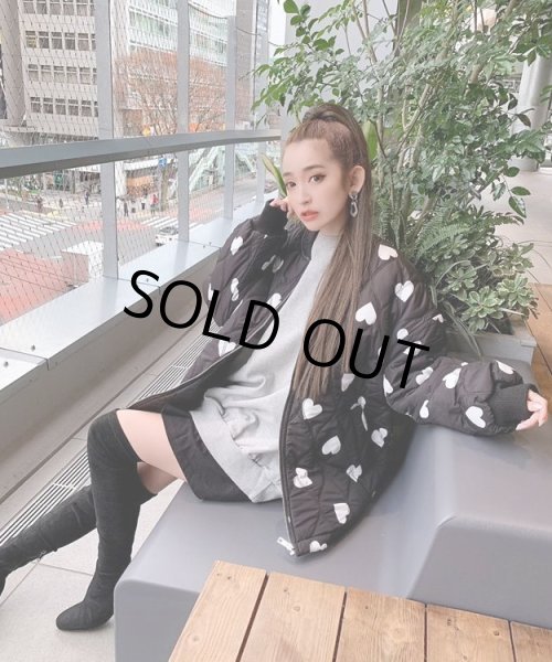 画像8: ハートキルティングブルゾン (8)