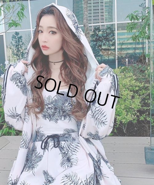 画像19: 3rd Anniversary トロピカル 柄セットアップ -ホワイト- (19)