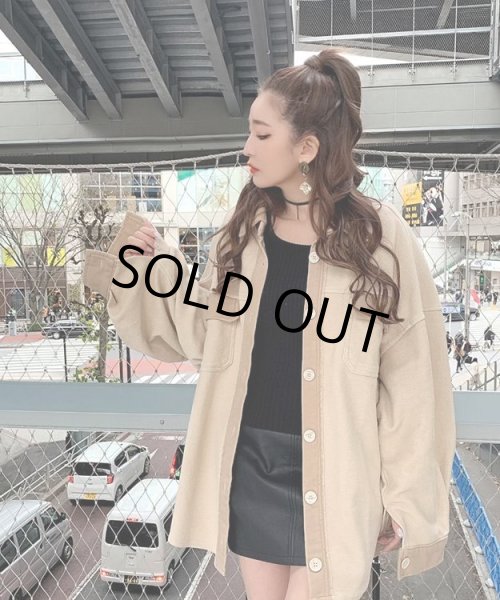 画像8: オーバーサイズワークシャツ (8)