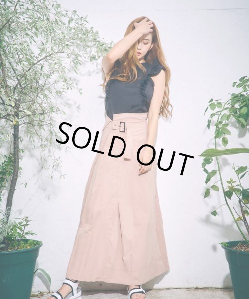 画像4: アシンメトリープリーツスカート (4)