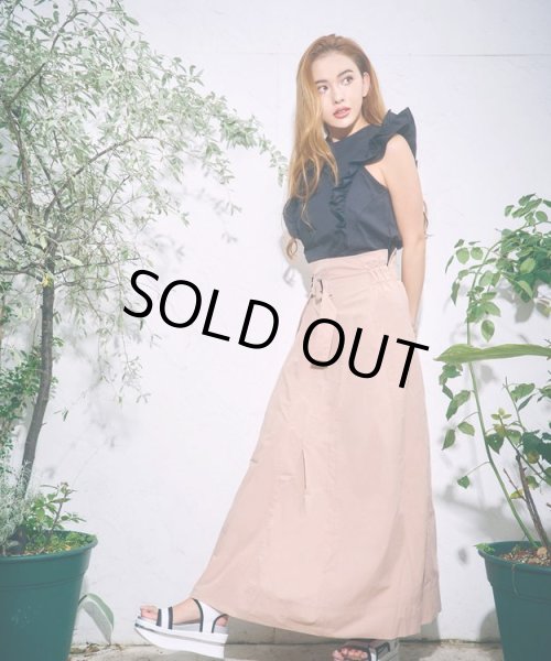 画像2: アシンメトリープリーツスカート (2)