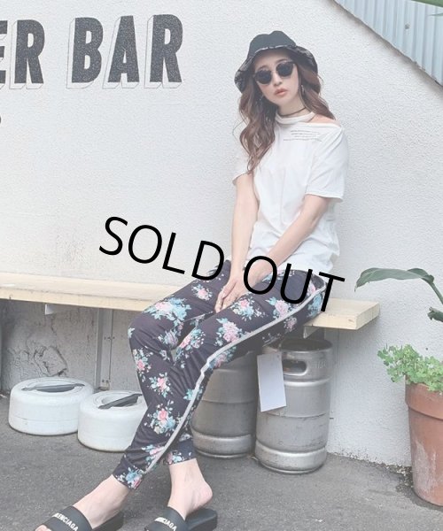 画像6: フラワースポーティパンツ (6)
