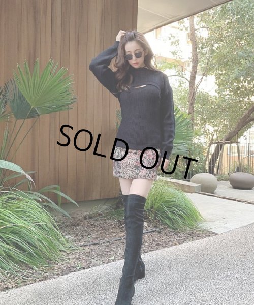 画像13: フロントレイヤードニット (13)