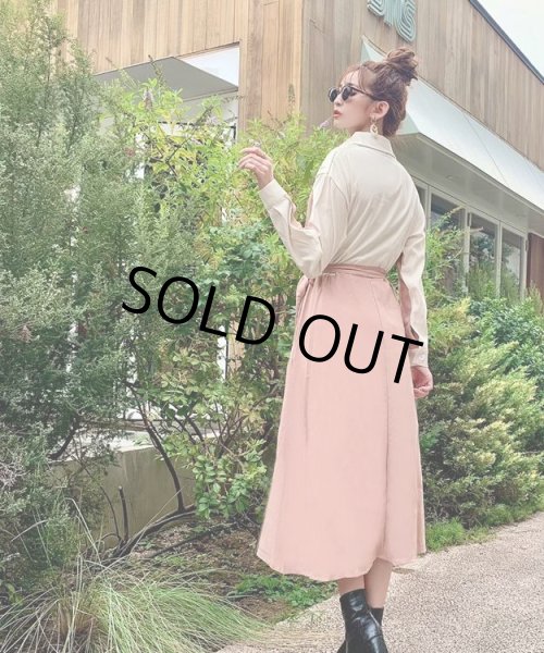 画像3: 切替シャツワンピース (3)