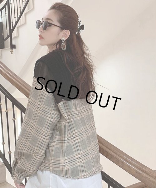 画像2: タータンチェックシャツジャケット (2)