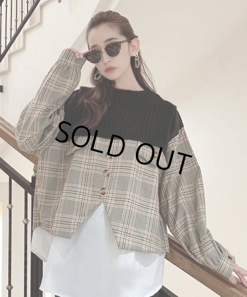 画像6: タータンチェックシャツジャケット (6)