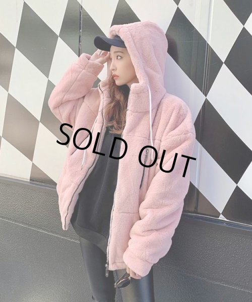 画像2: フェイクファーパーカ (2)