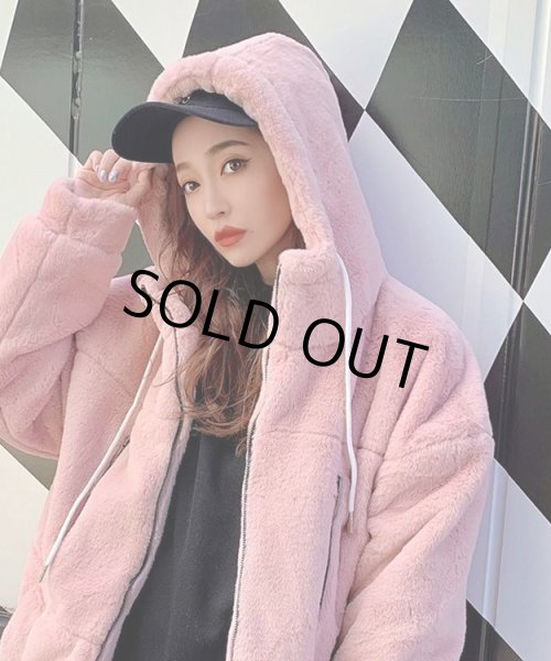 画像6: フェイクファーパーカ (6)