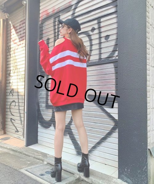 画像3: ショルダーオープンスウェット (3)