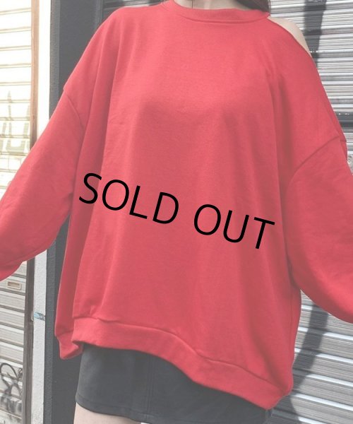 画像4: ショルダーオープンスウェット (4)