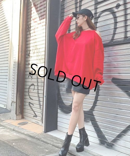 画像5: ショルダーオープンスウェット (5)