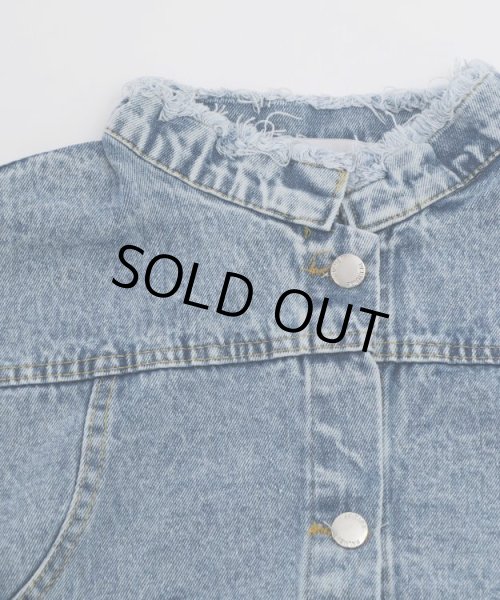 画像9: デニム切り替えジャケット (9)
