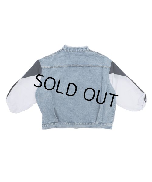 画像10: デニム切り替えジャケット (10)